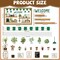 Welcome Bulletin Board Coffee Greenery Bulletin Board Set (Green, Brown)
